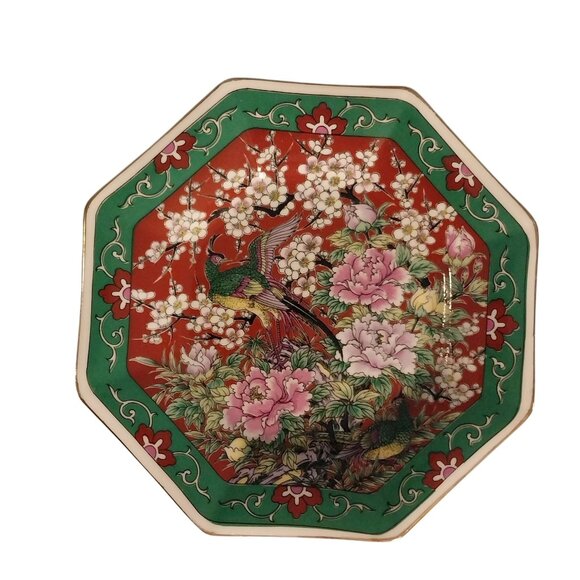 Made In Japan Pheasant Wall Hanging Plate Set of 2 - Picture 2 of 4